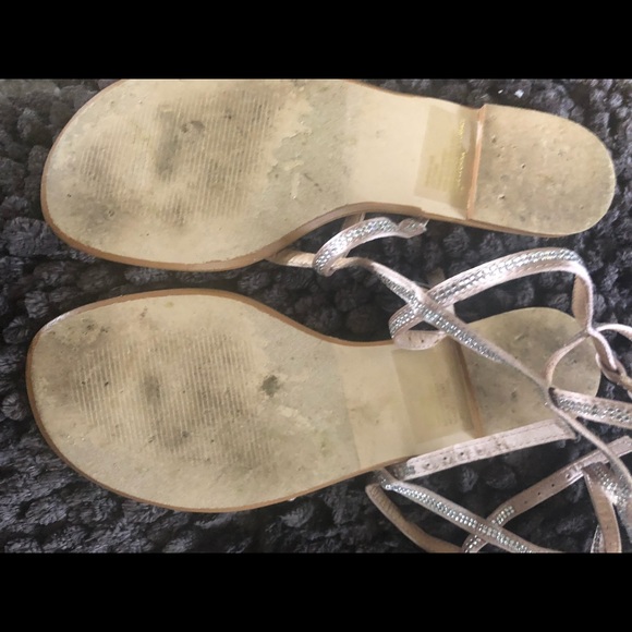 EUC Colin Stuart bling gladiator sandals 8 - Picture 3 of 4